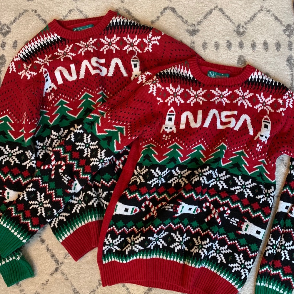 Light Up NASA Christmas Sweater
